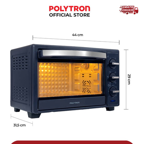 POLYTRON - OVEN LISTRIK 22Liter - PEO 22B2B