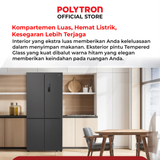 POLYTRON - KULKAS MULTI DOOR (460L) - PRS-465X