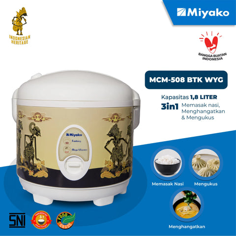 MIYAKO - RICE COOKER 1.8 Liter - MCM-508BTK-WYG