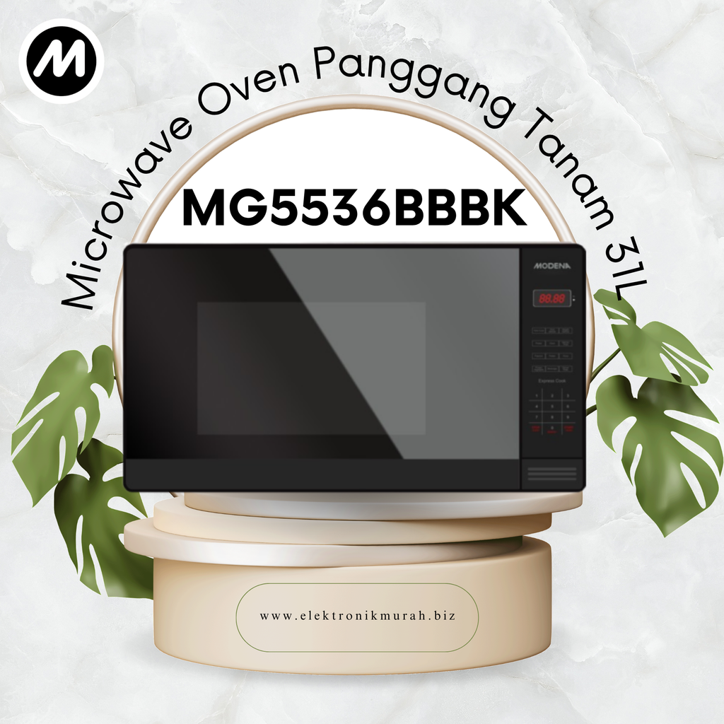 MODENA - MICROWAVE OVEN PANGGANG TANAM 31L - MG 5536 BBBK