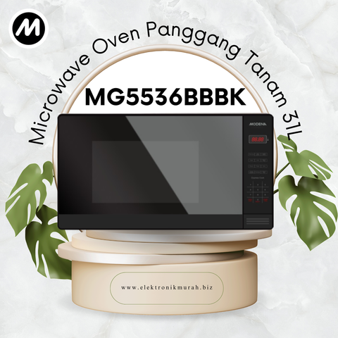 MODENA - MICROWAVE OVEN PANGGANG TANAM 31L - MG 5536 BBBK