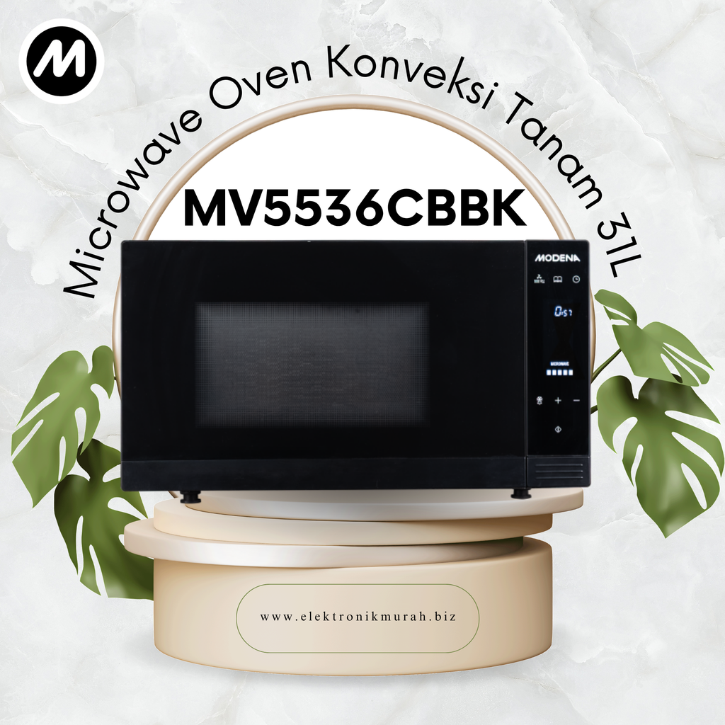 MODENA - MICROWAVE OVEN KONVEKSI TANAM 31L - MV 5536 CBBK