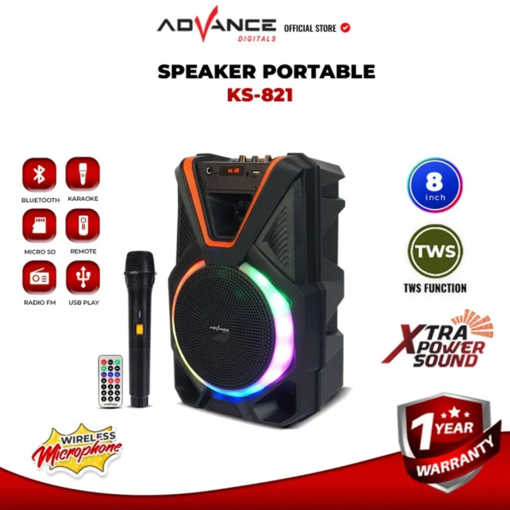 ADVANCE - SPEAKER AKTIF 8" - KS-821