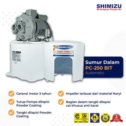 SHIMIZU - POMPA AIR OTOMATIS - PC-250BIT