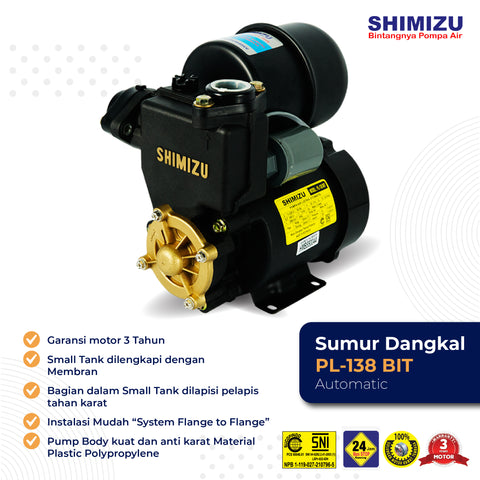 SHIMIZU - POMPA AIR OTOMATIS - PL-138BIT