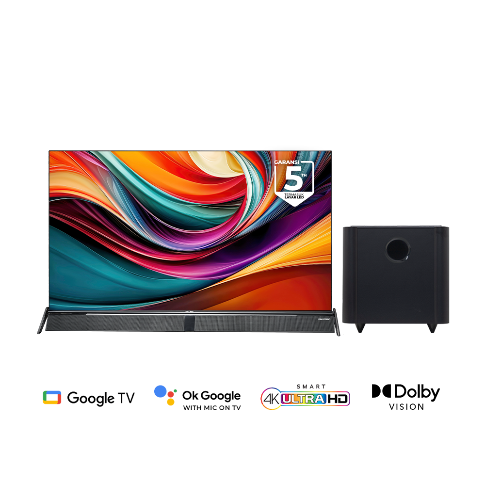 POLYTRON - LED TV 43" UHD GOOGLE TV - PLD43BUG5058