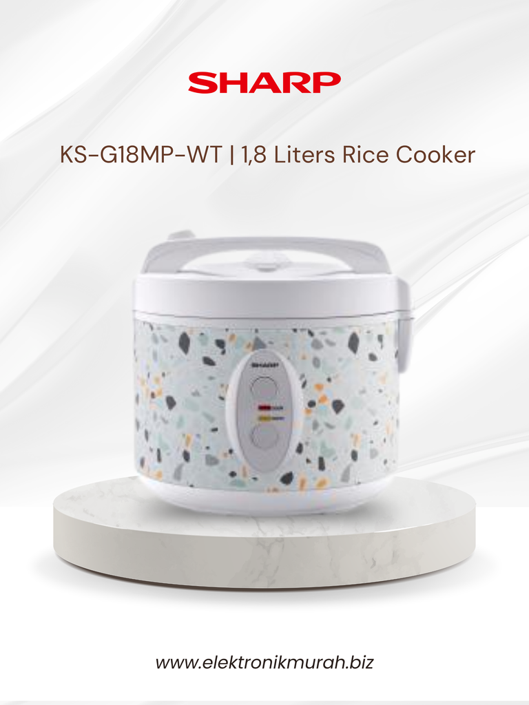 SHARP - RICE COOKER MANUAL 1.8L - KS-G18MP-WT
