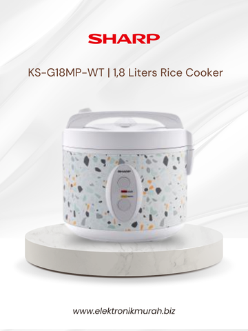 SHARP - RICE COOKER MANUAL 1.8L - KS-G18MP-WT