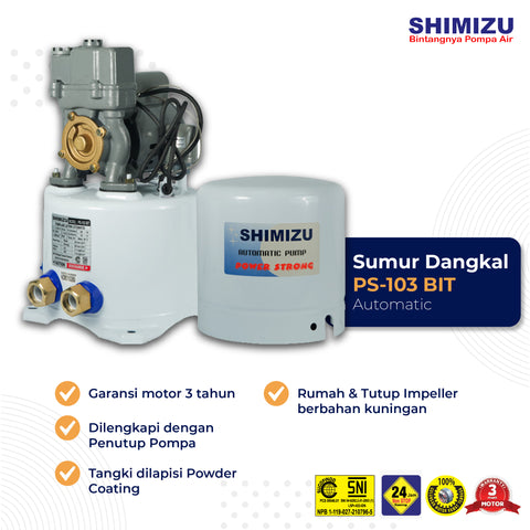 SHIMIZU - POMPA AIR OTOMATIS - PS-103BIT