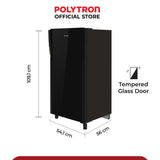 POLYTRON - KULKAS 1 PINTU (150L) - PRA 15DDX