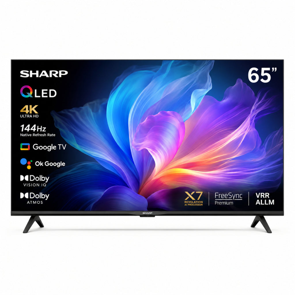 SHARP - QLED TV 65" UHD GOOGLE TV - 4T-C65HN7000I