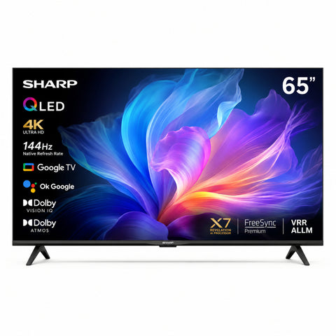 SHARP - QLED TV 65" UHD GOOGLE TV - 4T-C65HN7000I