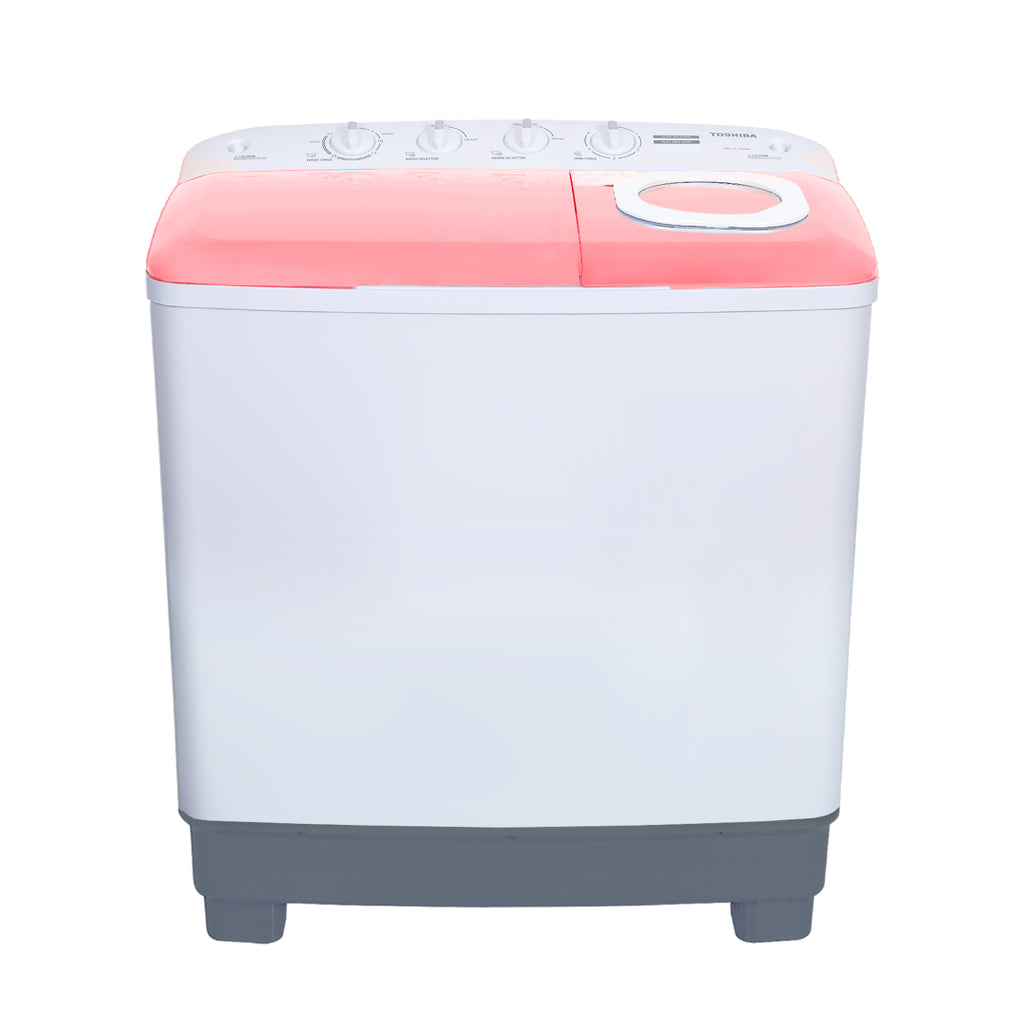 TOSHIBA - MESIN CUCI TWIN TUB/MANUAL 9.5KG - VH-H100MN(WR)