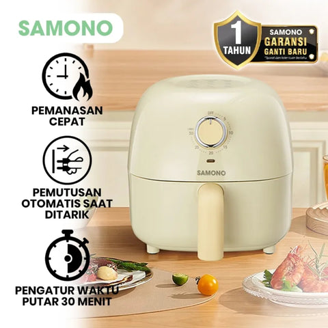 SAMONO - AIR FRYER 2.4Liter - SW-AFG24 BEIGE