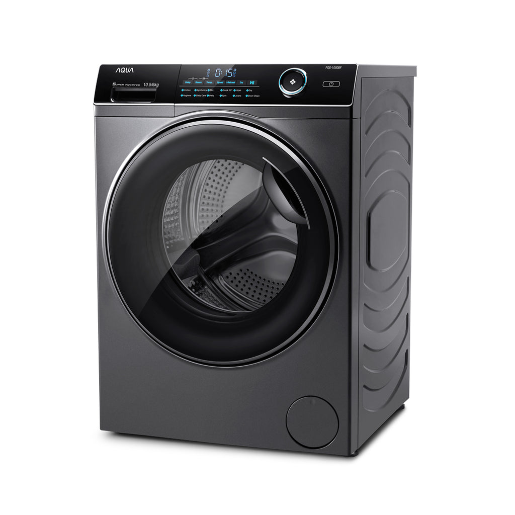 AQUA - MESIN CUCI FRONT LOADING 10.5KG - FQW-1050BF(BK)