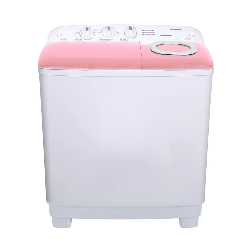 TOSHIBA - MESIN CUCI TWIN TUB/MANUAL 7.5KG - VH-H85MN(WR)