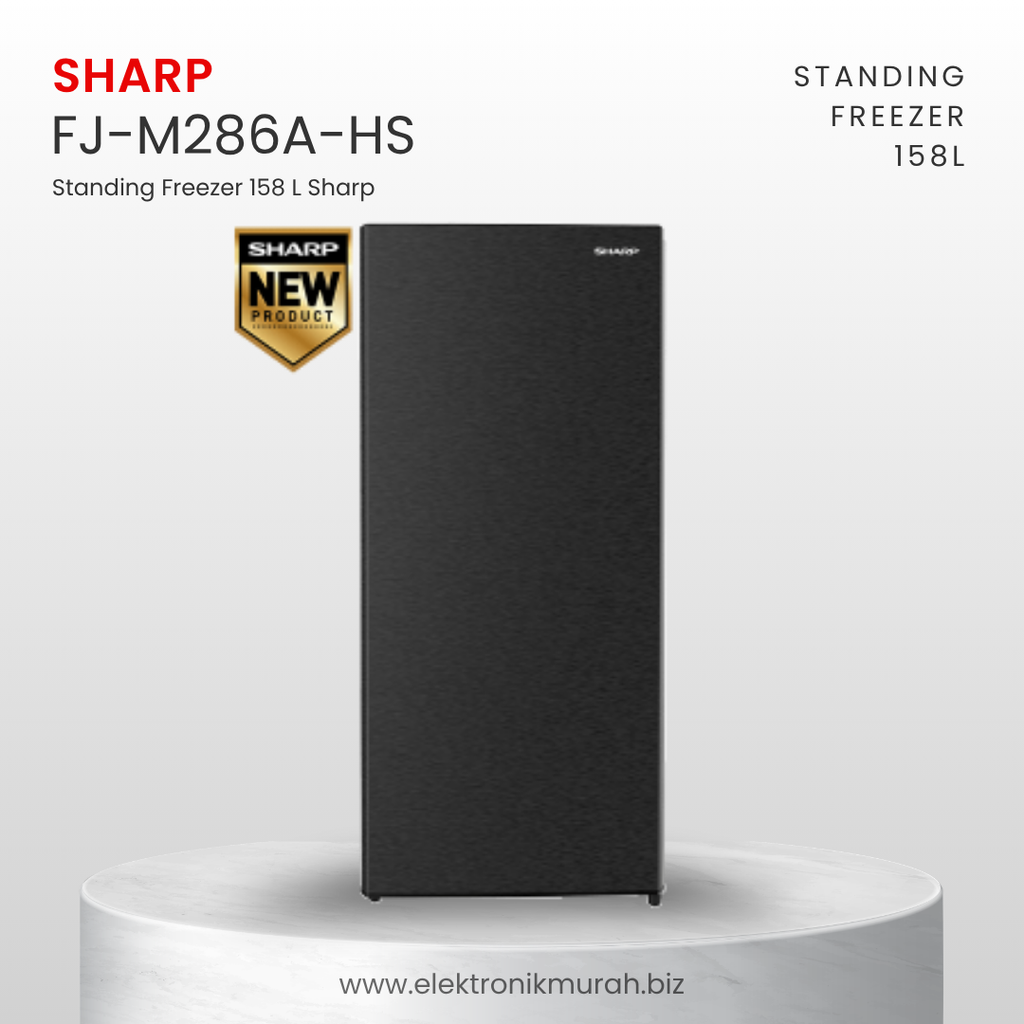 SHARP - FREEZER 1 PINTU 06 RAK - FJ-M286A-HS