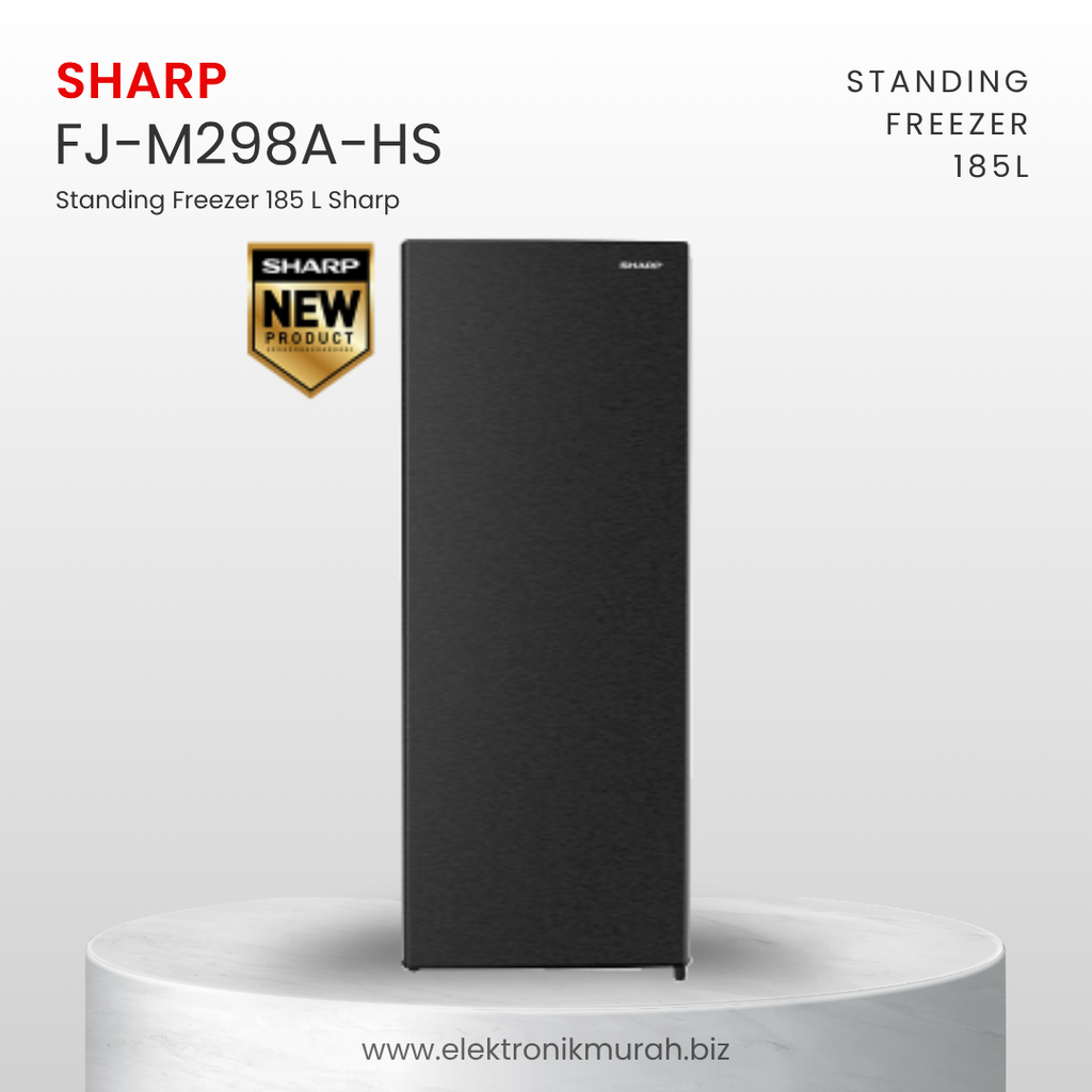 SHARP - FREEZER 1 PINTU 08 RAK - FJ-M298A-HS