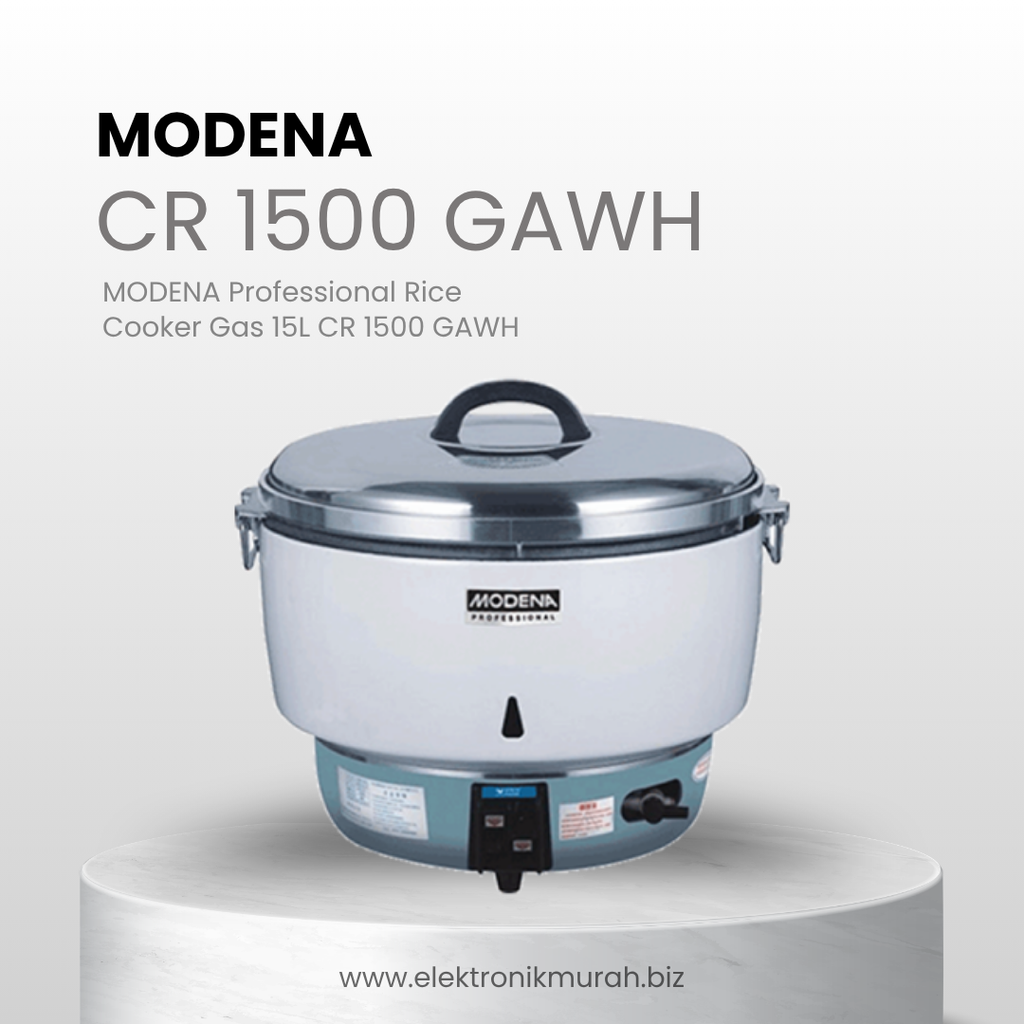 MODENA - RICE COOKER GAS 15L - CR 1500 GAWH