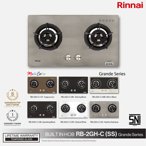 RINNAI - GAS HOB - RB-2GH-C (SS)**