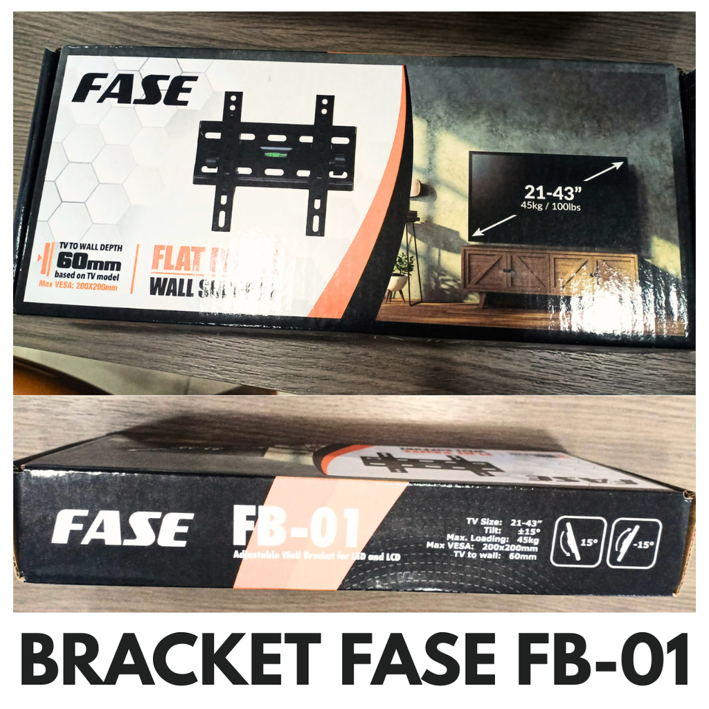 FASE - BRACKET TV 23-43" WALL MOUNT - FB-01