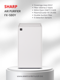 SHARP - AIR PURIFIER - FX-S80Y WHITE
