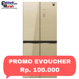 SHARP - KULKAS MULTI DOOR (401L) - SJ-IF51PG-CG