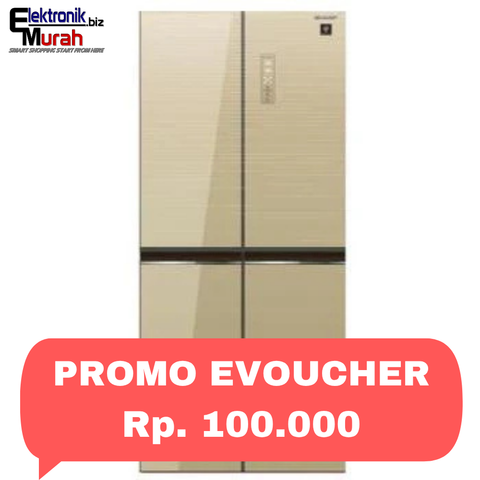 SHARP - KULKAS MULTI DOOR (401L) - SJ-IF51PG-CG