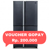 SHARP - KULKAS MULTI DOOR (520L) - SJ-IF85PM-DS