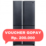 SHARP - KULKAS MULTI DOOR (572L) - SJ-IF90PM-DS