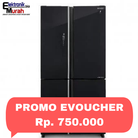 SHARP - KULKAS MULTI DOOR (605L) - SJ-IF91PG-GB
