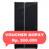 SHARP - KULKAS MULTI DOOR (605L) - SJ-IF91PG-GB