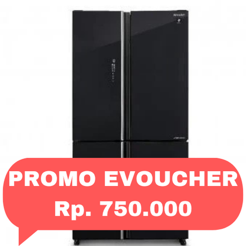 SHARP - KULKAS MULTI DOOR (605L) - SJ-IF91PG-GB