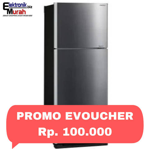 SHARP - KULKAS 2 PINTU BIG (428L) - SJ-IG470M-DS