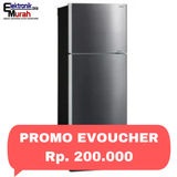 SHARP - KULKAS 2 PINTU BIG (428L) - SJ-IG570M-DS