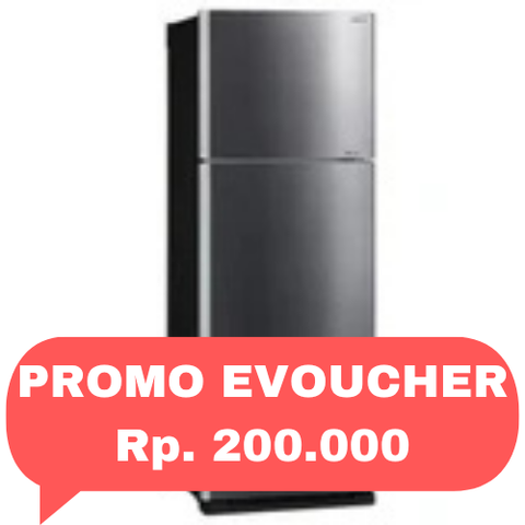 SHARP - KULKAS 2 PINTU BIG (428L) - SJ-IG570M-DS