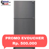 SHARP - KULKAS 2 PINTU BIG (600L) - SJ-IG962PM-SL