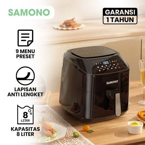 SAMONO - AIR FRYER 8Liter - SW-AFBE08