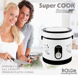 BOLDE - RICE COOKER 0.6Liter - TITANIUM