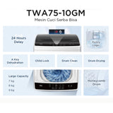 TCL - MESIN CUCI AUTOMATIC 07KG - TWA75-10GM