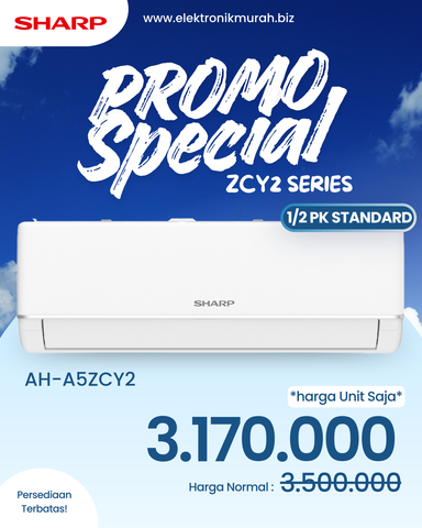 SHARP - AC SPLIT STANDARD 1/2PK - AH-A5ZCY2