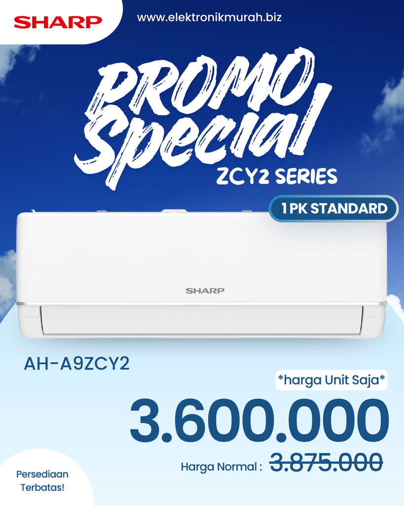 SHARP - AC SPLIT STANDARD 1PK - AH-A9ZCY2