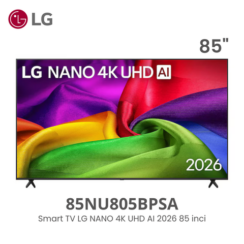 LG - LED TV 85" NANO 4K UHD AI SMART TV - 85NU805BPSA