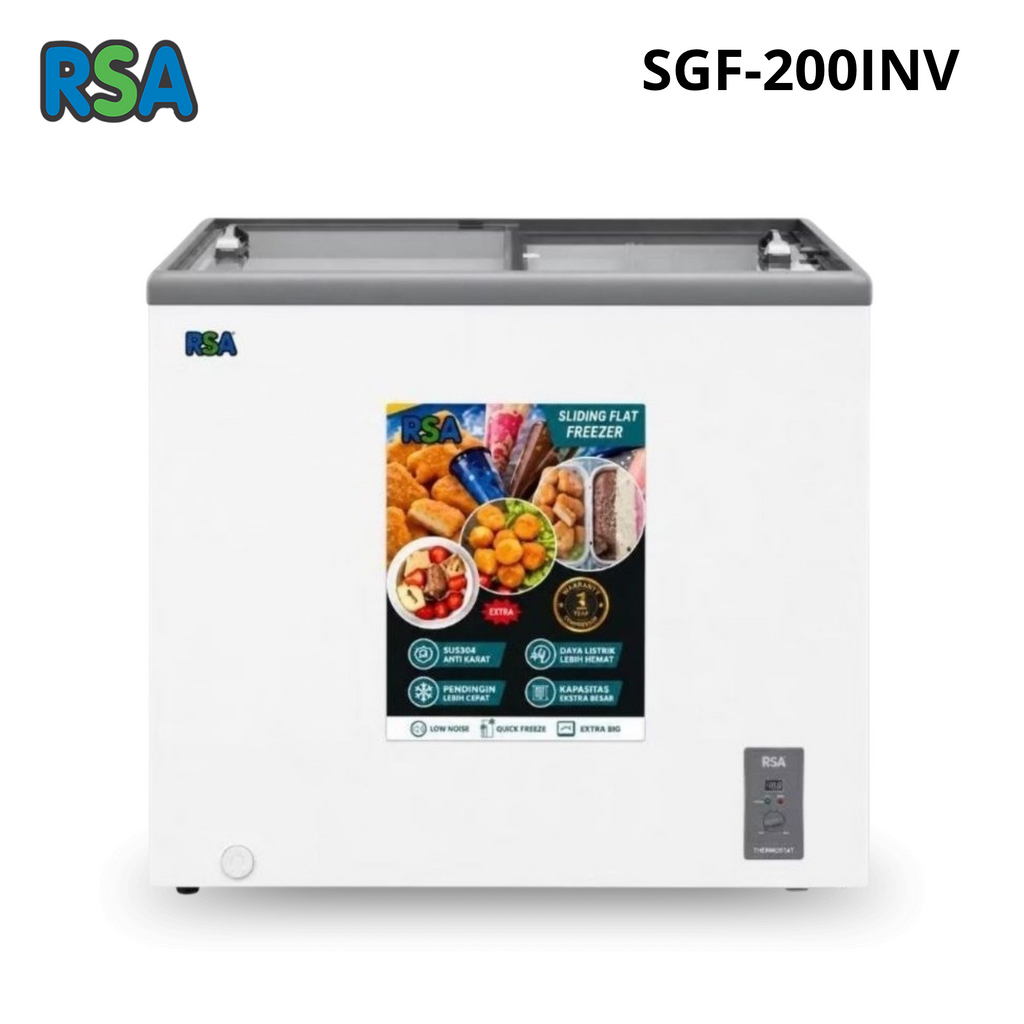 RSA - CHEST FREEZER SLIDING (195 L) - SGF-200INV