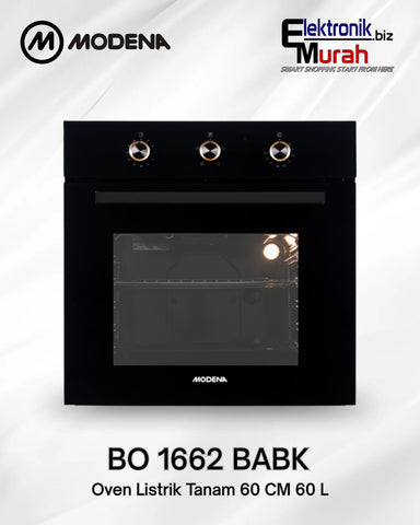 MODENA - OVEN TANAM (LISTRIK) - BO 1662 BABK