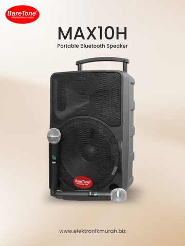 BARETONE - SPEAKER AKTIF 10" - MAX10H