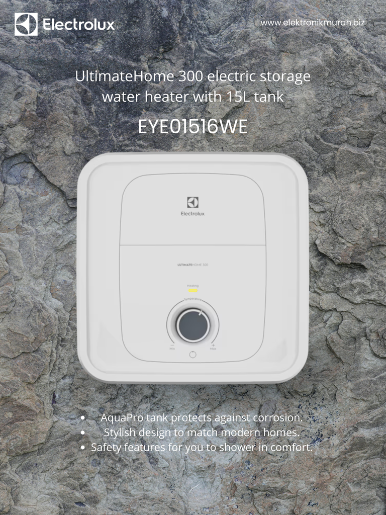 ELECTROLUX - WATER HEATER LISTRIK 15L - EYE01516WE