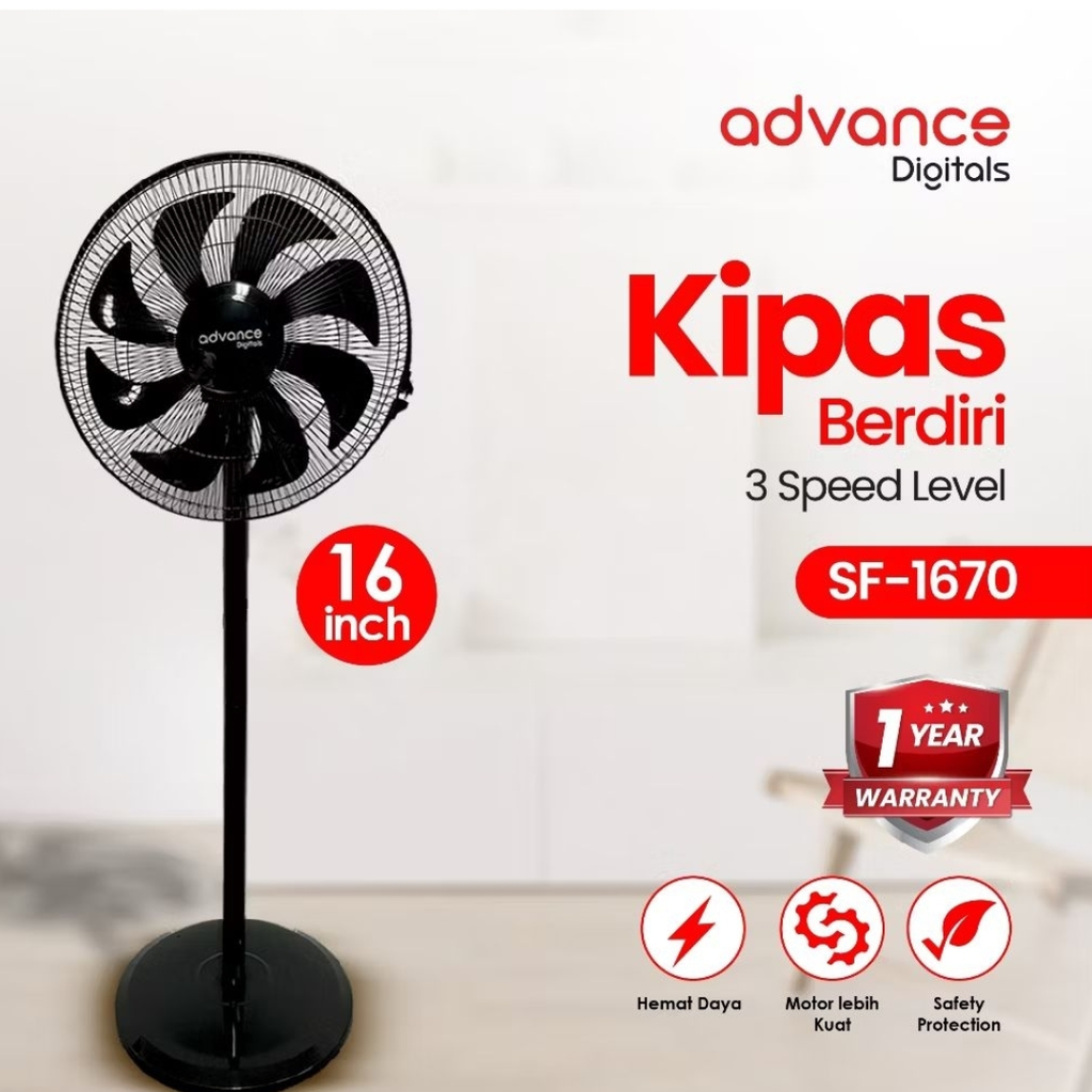 ADVANCE - KIPAS ANGIN 16" 3in1 - SF-1670