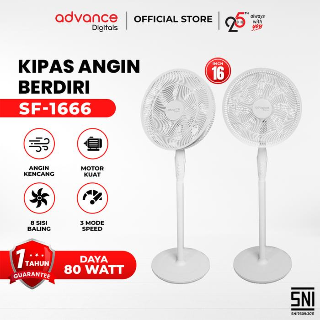 ADVANCE - KIPAS ANGIN 16" 3in1 - SF-1666