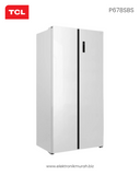 TCL - KULKAS SIDE BY SIDE (505 L) - P678SBS